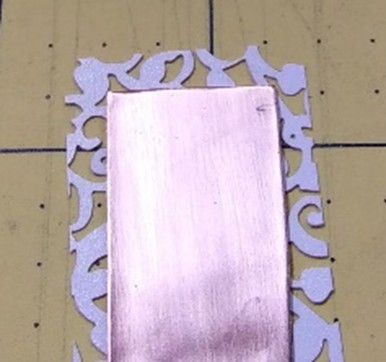 Judy Larson's No Rolling Mill- No Problem - , Metalwork, Stamping, Stamps, Design, Cut a laser-cut cupcake wrapper
